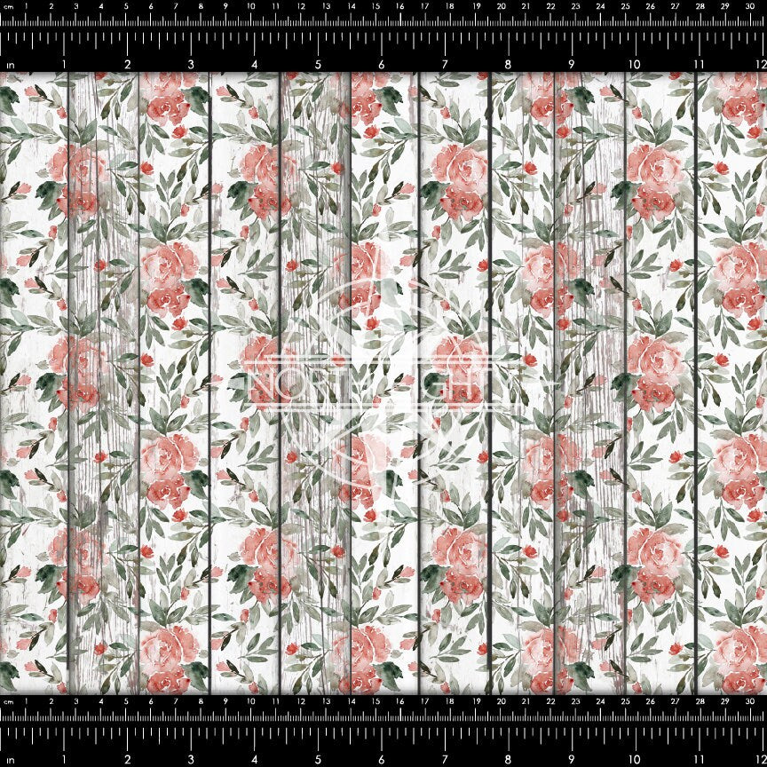 Floral Printed htv - Rose Printed Vinyl -  htv - Patterned Vinyl - Watercolor htv - Iron On - Adhesive - Paper - Sublimation