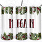 Christmas Tumbler png - 20 oz Skinny Sublimation png - Holly - 20 oz Tumbler Download - Christmas png