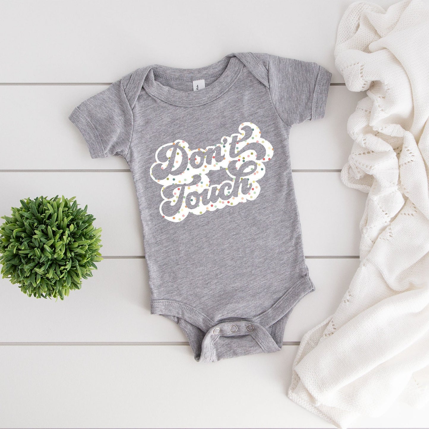 Don't Touch svg - cut file - dxf - svg - Retro - Feminist - Newborn