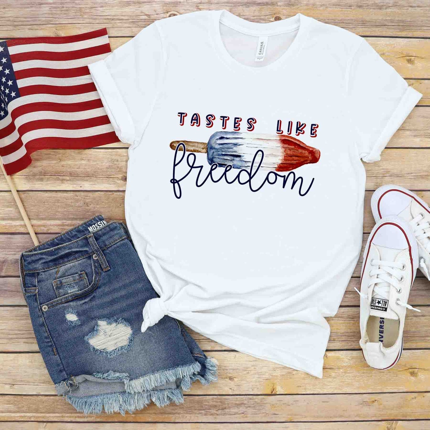 4th of July png - Tastes Like Freedom Sublimation Design - Sublimation Download - Patriotic - 4th of July - Popsicle - 4th png - Sublimation