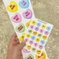 Vinyl Decals - Candy Hearts Sticker Sheet - Waterproof - Laptop - Tumbler Decals - Stand Mixer - Sticker Sheets - Valentine's Day - Stickers