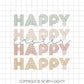 Easter png - Happy Easter Sublimation Download - Clip Art - Happy Easter - png