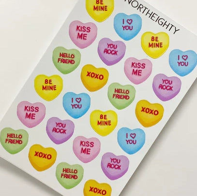 Candy Hearts Decals