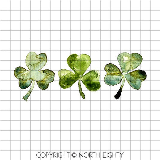 St Patrick's Day Sublimation Design - Clover Digital Download - Clip Art - Lucky - Shamrock