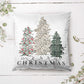 Merry Christmas Trees Clipart - Instant Download - Leopard Sublimation Graphics - PNG