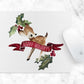 Deer Sublimation Design Download - Happy Holidays Waterslide png Download- Christmas Wreath Clip Art - Watercolor Sublimation Design