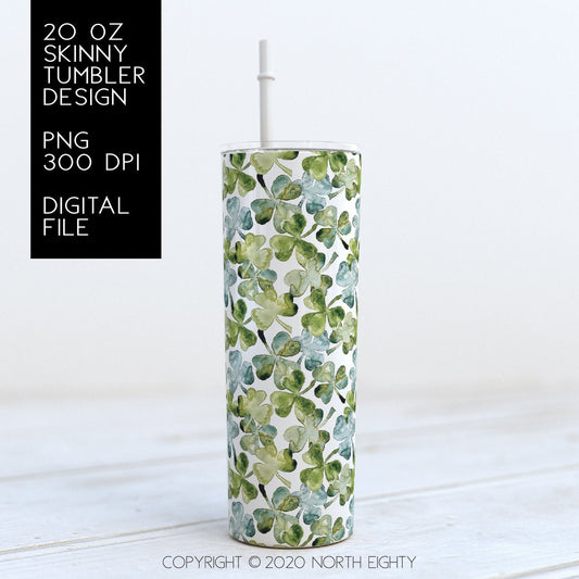 St. Patrick's Day - Tumbler png - Clover png - Sublimation Tumbler png - Tumbler - Sublimation - Digital Design - Sublimation png - Tumbler
