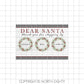 Santa Mat png - Cookies for Santa Digital Design Download - Placemat Design - Santa Tray png - Dear Santa Sublimation png
