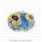 Background png - Sunflower - Leopard Digital Download - Floral Background png - Leopard - Sunflower png - Sublimation Background
