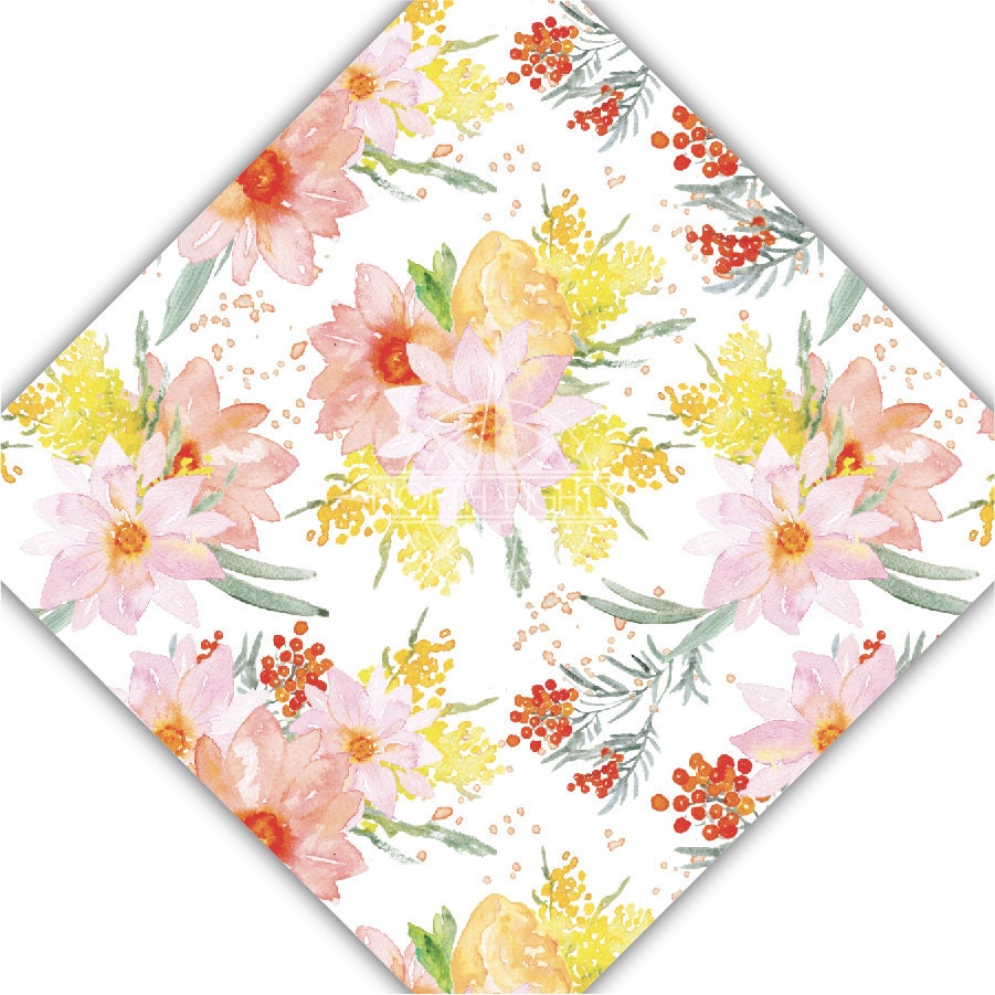 Floral HTV Vinyl - Flower Printed Adhesive Vinyl - htv Sheet - Paper Roll - Sublimation Sheet - Paper - Spring - Easter - Dahlia - Flowers