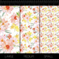 Floral HTV Vinyl - Flower Printed Adhesive Vinyl - htv Sheet - Paper Roll - Sublimation Sheet - Paper - Spring - Easter - Dahlia - Flowers