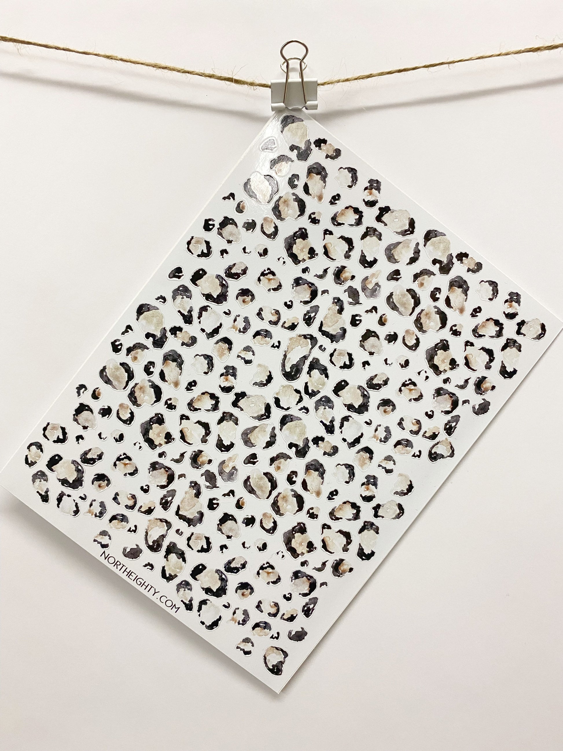 Leopard Sticker Sheet - Vinyl Decals - Cheetah Sticker Pack - Waterproof - Laptop - Tumbler Decals - Stand Mixer Decals