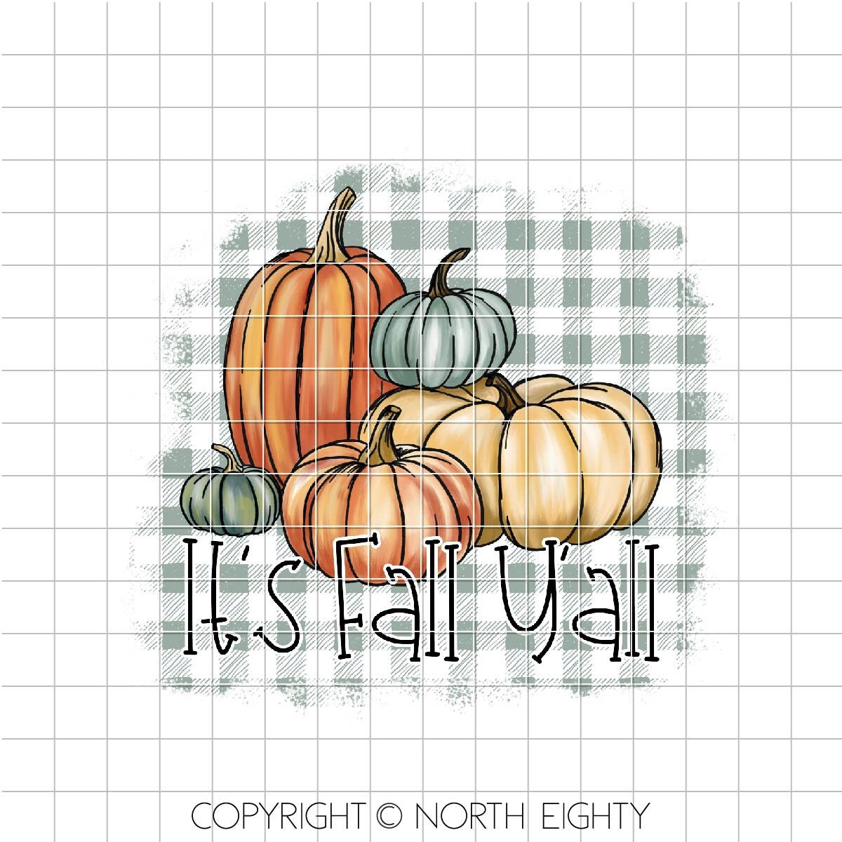 Fall Sublimation Design - Pumpkins png - Clip Art - It's Fall Y'all png - Digital Download