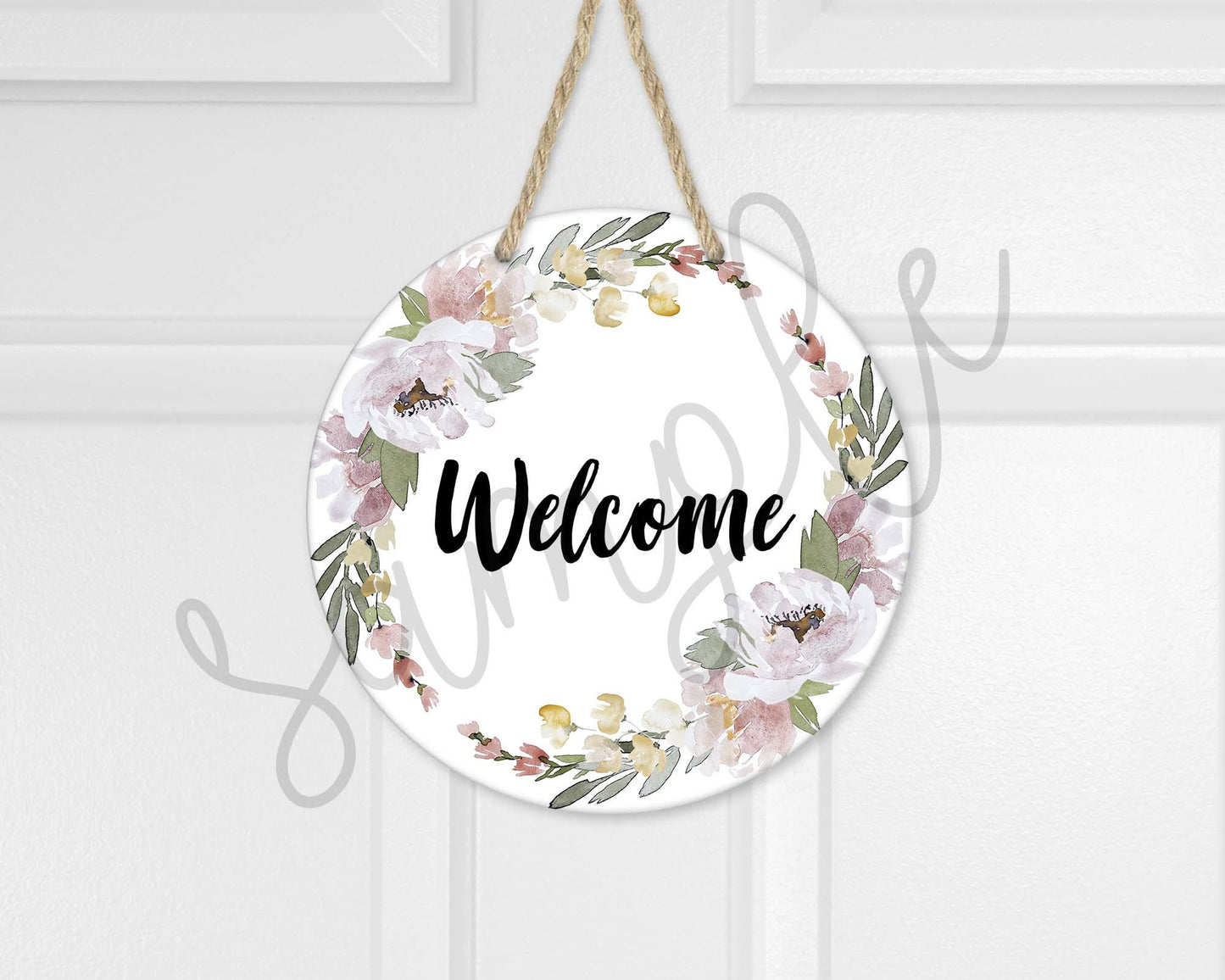 Floral Wreath Sublimation Design png - Flowers Sublimation Transfer Download - Clip Art - Watercolor Flowers