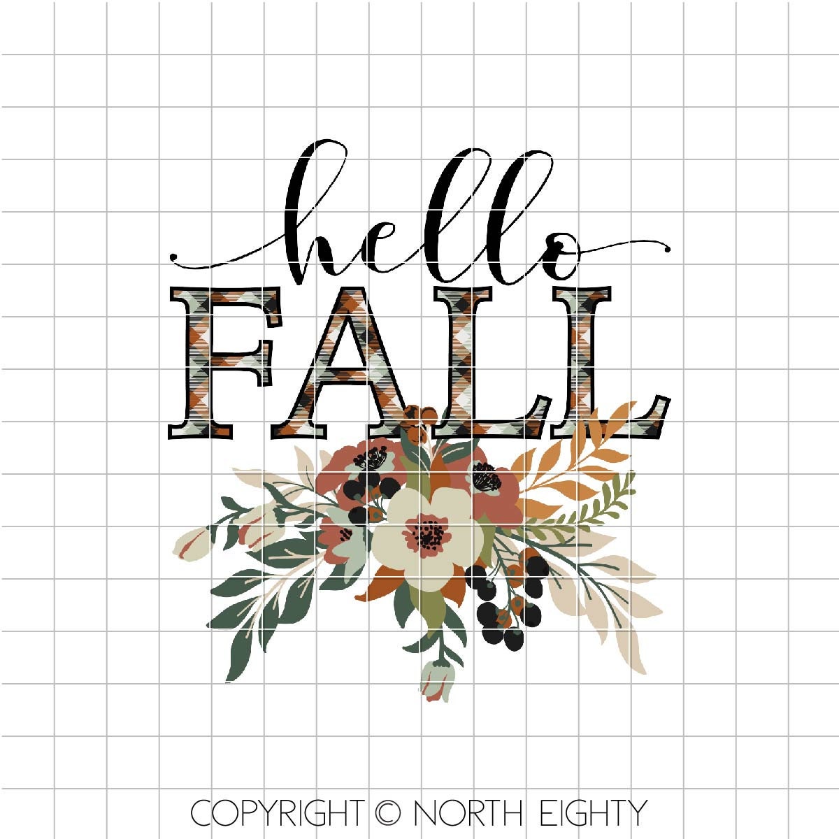Hello Fall Sublimation png - Sublimation Digital Design - Clip Art - Fall Sublimation