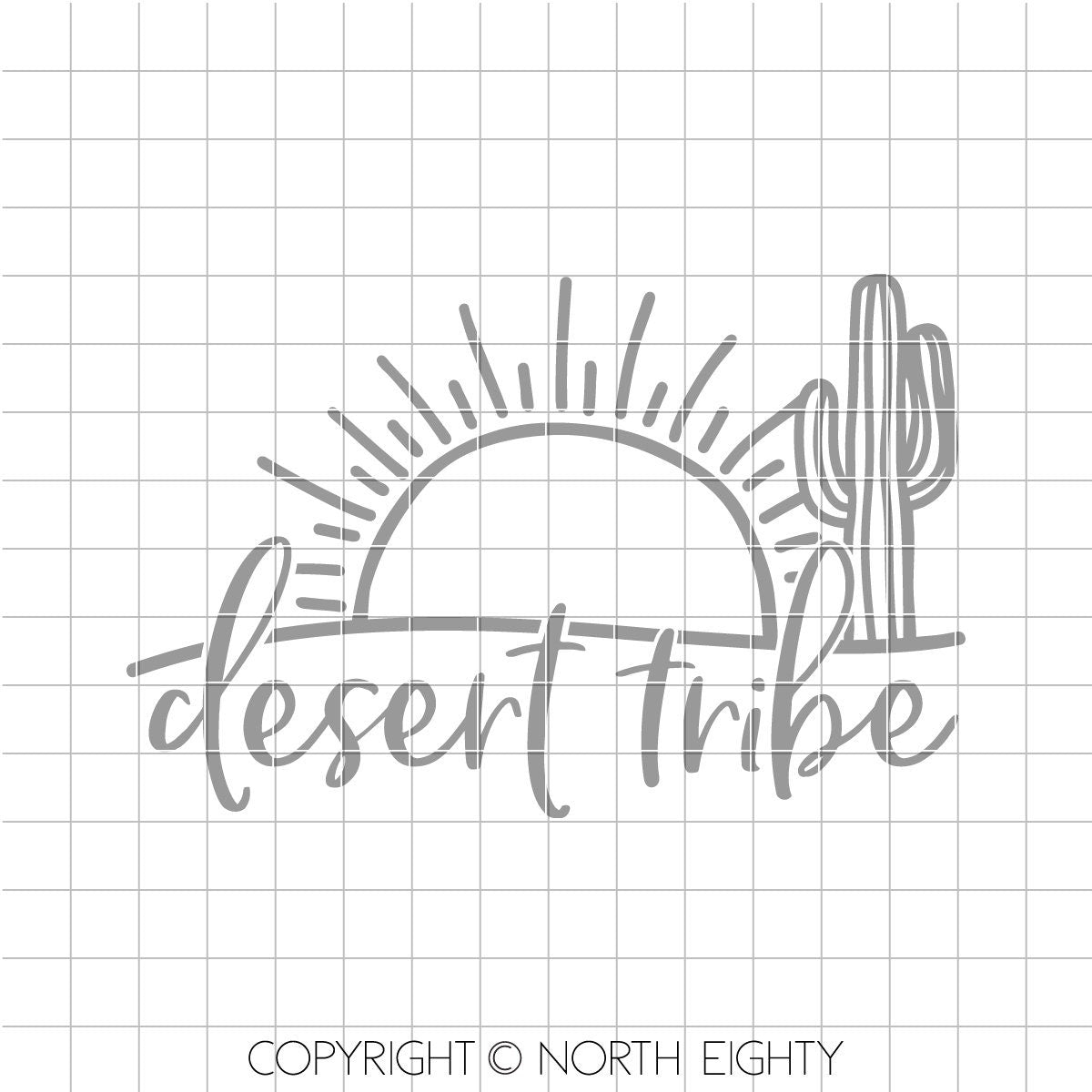 Desert Tribe svg - Cactus - Desert Cut File - Saguaro - Sun