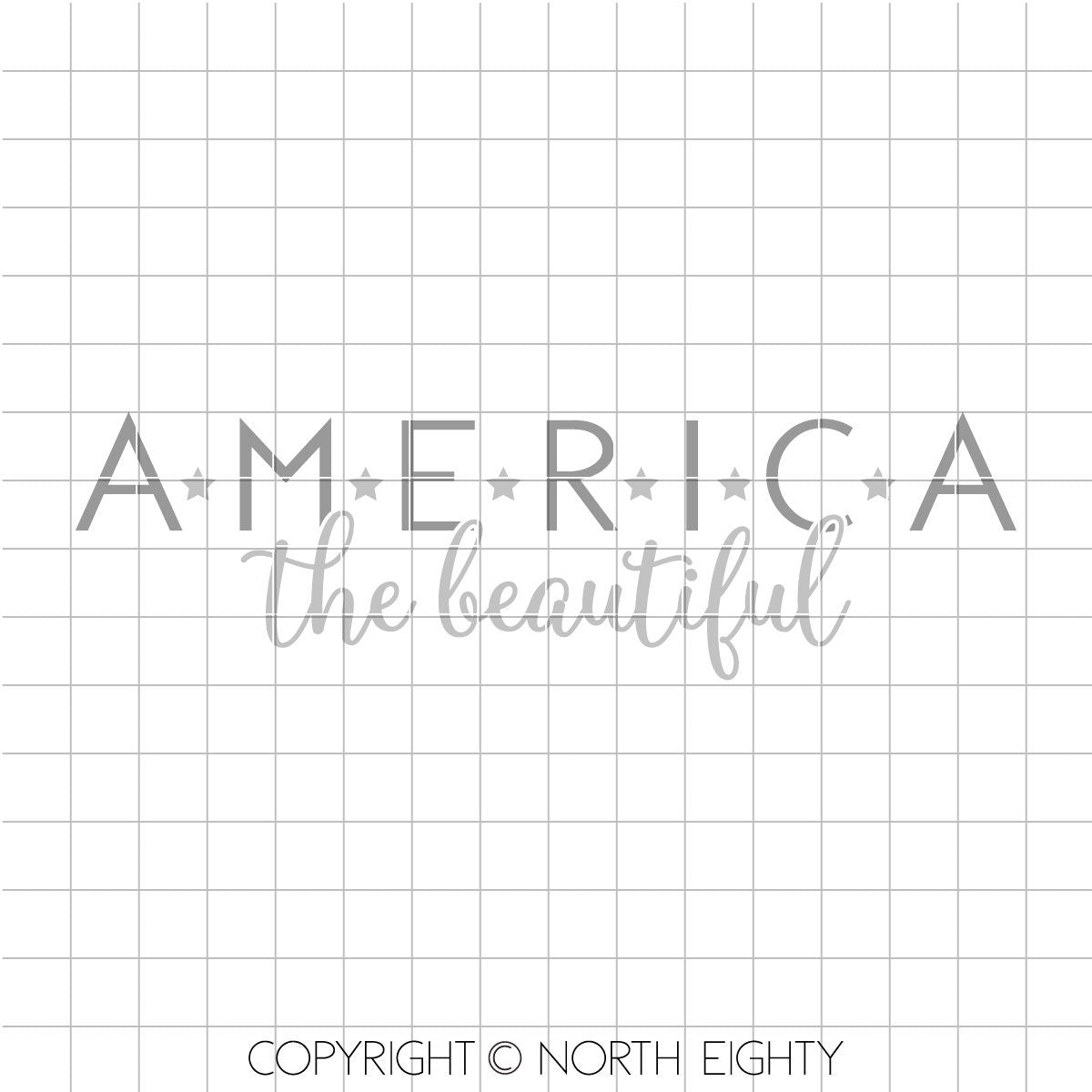 America The Beautiful svg cut file - Patriotic svg - 4th of July cut file