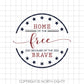 Home of The Free svg cut file - Patriotic svg - 4th of July cut file - Patriotic svg cut file - 4th of July svg - 4th of July vector - svg