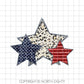 Stars Sublimation Design Download - America PNG - Patriotic Digital Download - Leopard - Transfer Design - 4th of July - Stars Trio