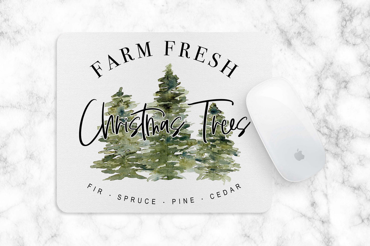 Christmas Trees Sublimation Designs - Farm Fresh Trees Waterslide png Download- Christmas Clip Art - Watercolor Sublimation Design