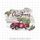 Red Truck png - Merry Christmas Sublimation Graphic - PNG - Christmas Shirt Design