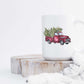 Red Truck With Christmas Trees clipart - Instant Download - Christmas Sublimation Graphic - PNG