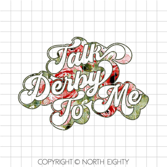 Derby png - Kentucky Derby - Roses - Watercolor floral - Sublimation - Waterslide - Derby Design - Horse Racing - Talk Derby To Me