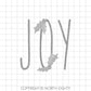 Joy svg cutfile - Christmas svg - Farmhouse Christmas svg - Joy dxf - Joy Cut File - Joy Vector Art - Farmhouse Christmas dxf -Christmas Cut