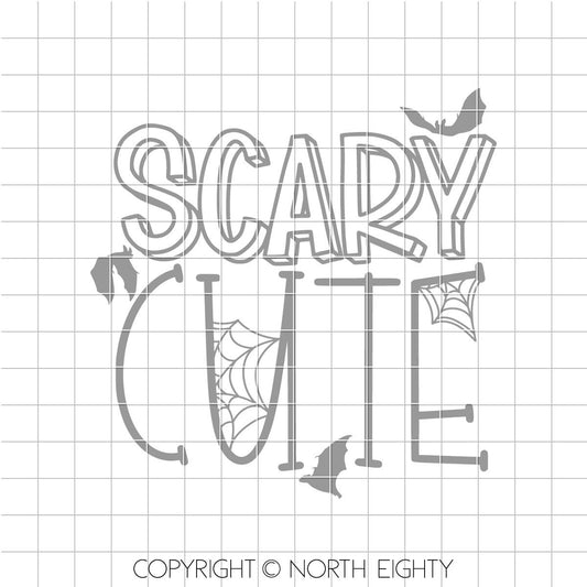 Halloween svg - Scary Cute cut file - dxf - svg - Halloween