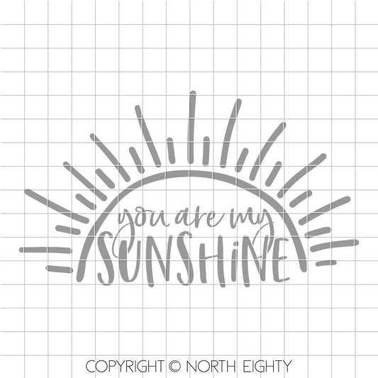 You Are My Sunshine svg - Sunshine cut file - Sun