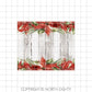 Christmas Skinny Tumbler png - 20 oz Sublimation Digital Download - Poinsettia - 20 oz Tumbler Download - Christmas