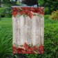 Christmas Garden Flag Sublimation Design - Yard Flag png - Holiday Sublimation png - Sublimation Design - Poinsettia